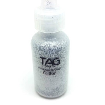 TAG Body Art Glitter Holographic Silver